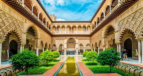 Visita los jardines del Real Alcázar de Sevilla